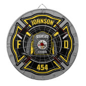 消防士ADD NAME消防部救助チーム ダーツボード (正面)