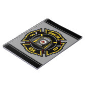 消防士ADD NAME消防部救助チーム ノートブック (左側)