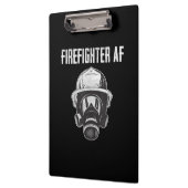 消防士AF |ガスマスク |消防おもしろい士 クリップボード (左)