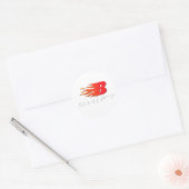 消防士Bシフト ラウンドシール (封筒)