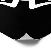 消防士EMTホワイト ポスター (角)