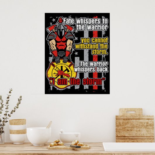 消防士Iが嵐 ポスター (キッチン)