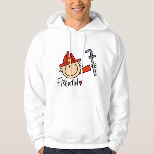 消防士Tシャツとギフト パーカ (正面)