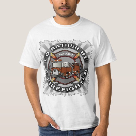 消防士Tシャツ Tシャツ (正面)