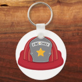 消防帽 キーホルダー (正面)