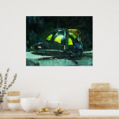 消防帽 ポスター (キッチン)