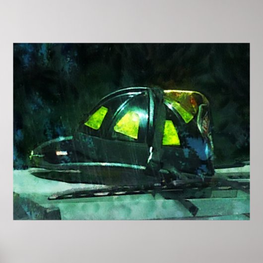 消防帽 ポスター (正面)