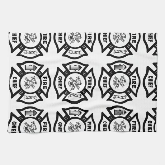 消防所長 キッチンタオル (横)