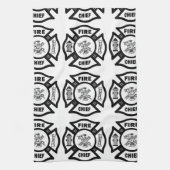 消防所長 キッチンタオル (縦)