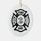 消防所長 セラミックオーナメント (右)