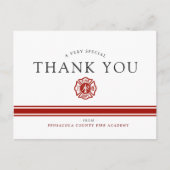 消防救助アカデミー オーダーメイド感謝カード ポストカード (正面)