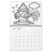 消防救助任務の着色2025/2026 カレンダー (1月 2026)