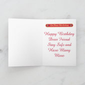 消防救助EMTカスタム誕生日カード カード (内部)