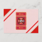 消防救急隊員 結婚式 出席確認カード 出欠カード (裏面)