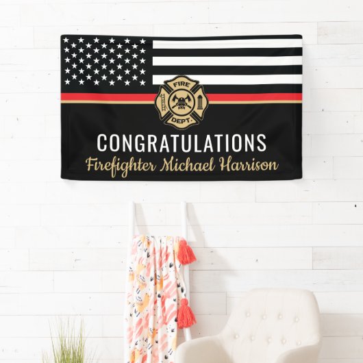 消防旗消防士院卒業党 横断幕 (インサイチュ)