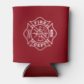 消防本部マルチーズクロスクーラーボックス 缶クーラー (正面)