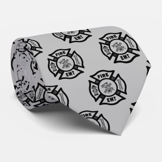 消防本部EMTロゴネックタイ ネクタイ (ロール)