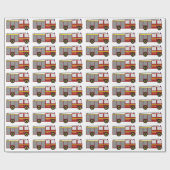 消防機関デザイン ラッピングペーパー (フラット)