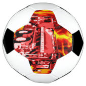 消防機関火炎嵐サッカーボール サッカーボール (回転)