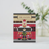 消防機関葉書付き消防士 ポストカード (スタンド正面)