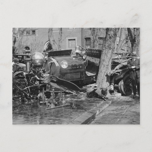消防機関難破船, 1922 ポストカード (正面)