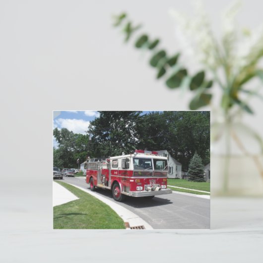 消防機関 ポストカード (スタンド正面)