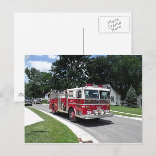 消防機関 ポストカード (正面/裏面)