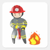 消防消火器 スクエアシール (正面)