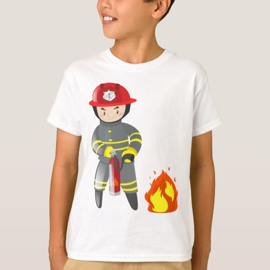 消防消火器 Tシャツ (正面)