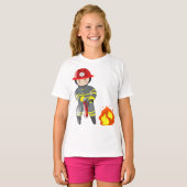 消防消火器 Tシャツ (正面フル)