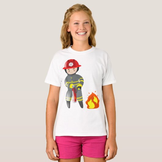 消防消火器 Tシャツ (正面フル)