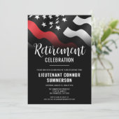 消防消防署退職パーティー 招待状 (スタンド正面)