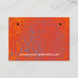 消防用イヤリング表示カード 名刺