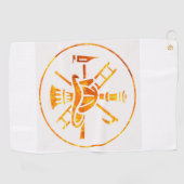 消防用ゴルフタオル ゴルフタオル (横)