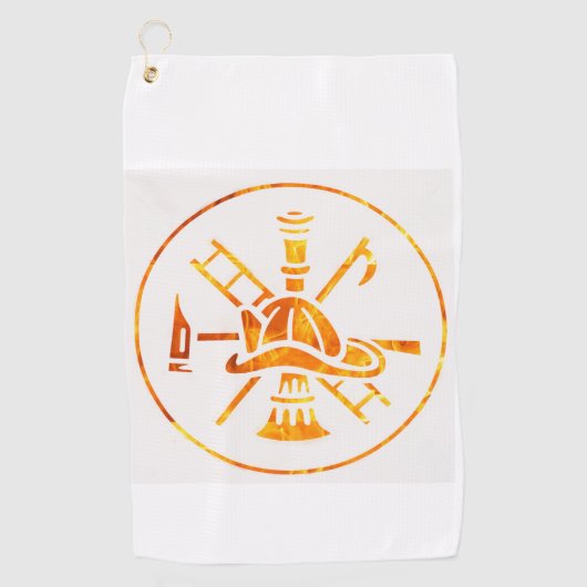 消防用ゴルフタオル ゴルフタオル (正面)