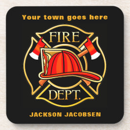 消防用ヘルメット コースター