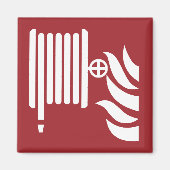 消防用ホースリール安全標識 マグネット (正面)