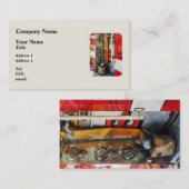 消防用ホース、バケットおよびノズル 名刺 (正面/裏面)