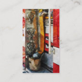 消防用ホース、バケットおよびノズル 名刺 (裏面)