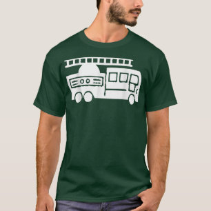 消防用ラダートラック Tシャツ