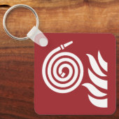 消防用安全標識 キーホルダー (正面)