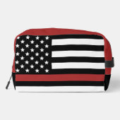 消防用旗細赤線USA国旗 ドップキット (裏面)