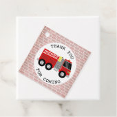 消防用消防車の給水栓誕生日ありがとう フェイバータグ (インサイチュ)