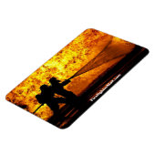 消防用火炎柔軟マグネット マグネット (左側)