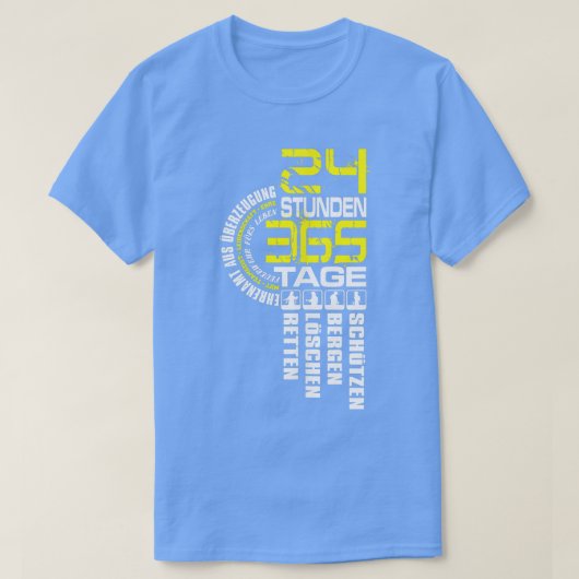 消防用緊急通報112緊急通報D Tシャツ (デザイン正面)