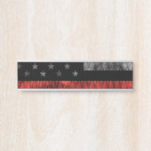 消防用薄型レッドライン国旗 サインプレート (正面)