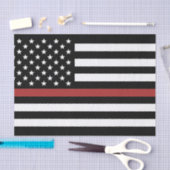 消防用薄型レッドライン消防局 薄葉紙 (クラフト)