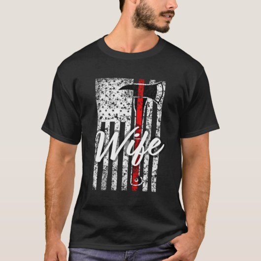 消防用薄型レッドライン Tシャツ (正面)