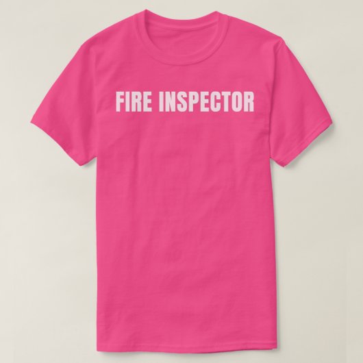 消防監督職おもしろい職権職業誕生日 Tシャツ (デザイン正面)