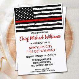 消防省退職消防士 招待状